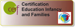 Certification Education Infancy and Families